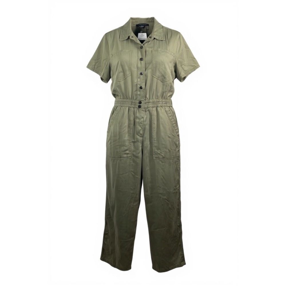 NEW SANCTUARY‎ Lyocell jumpsuit in trail green Large L